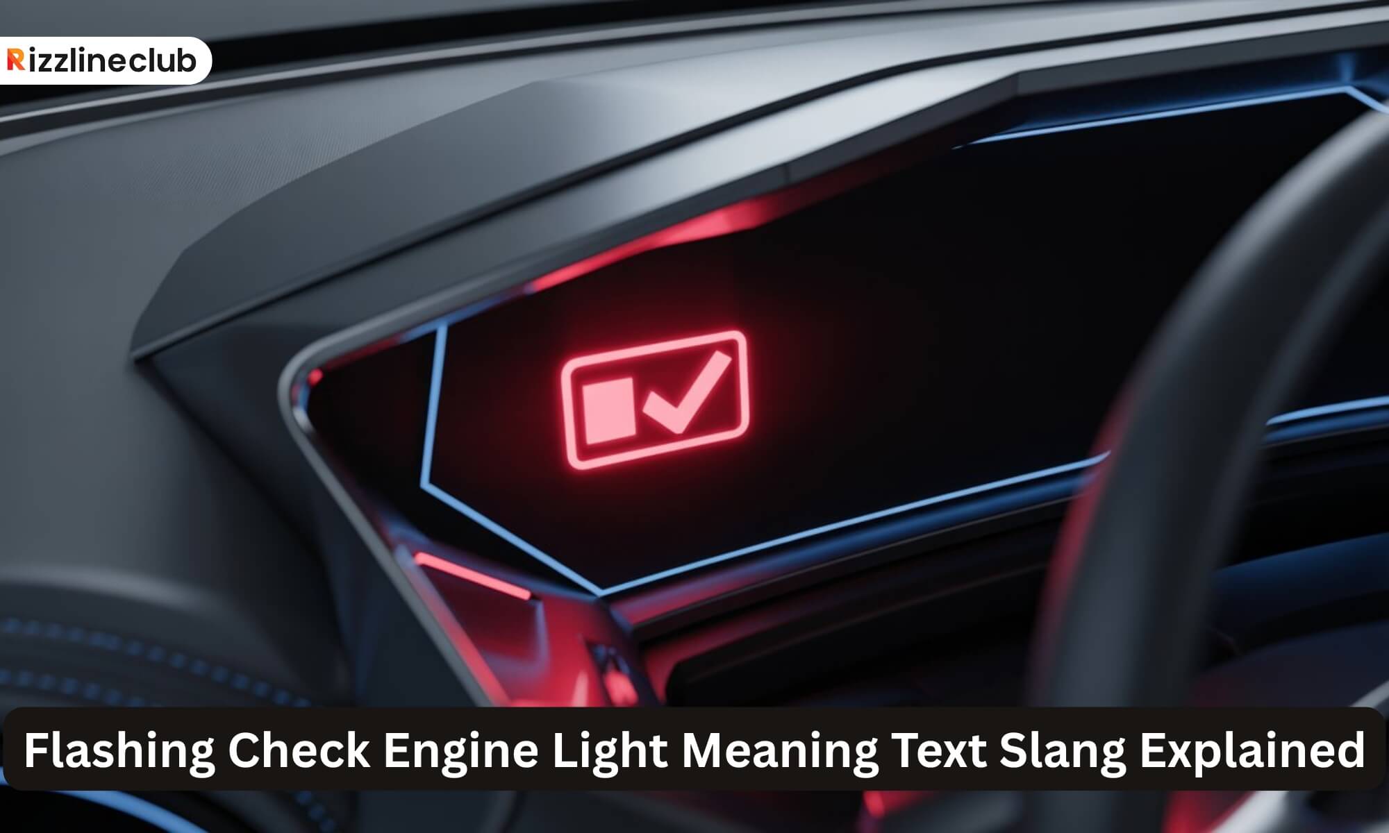 what does a flashing check engine light mean
