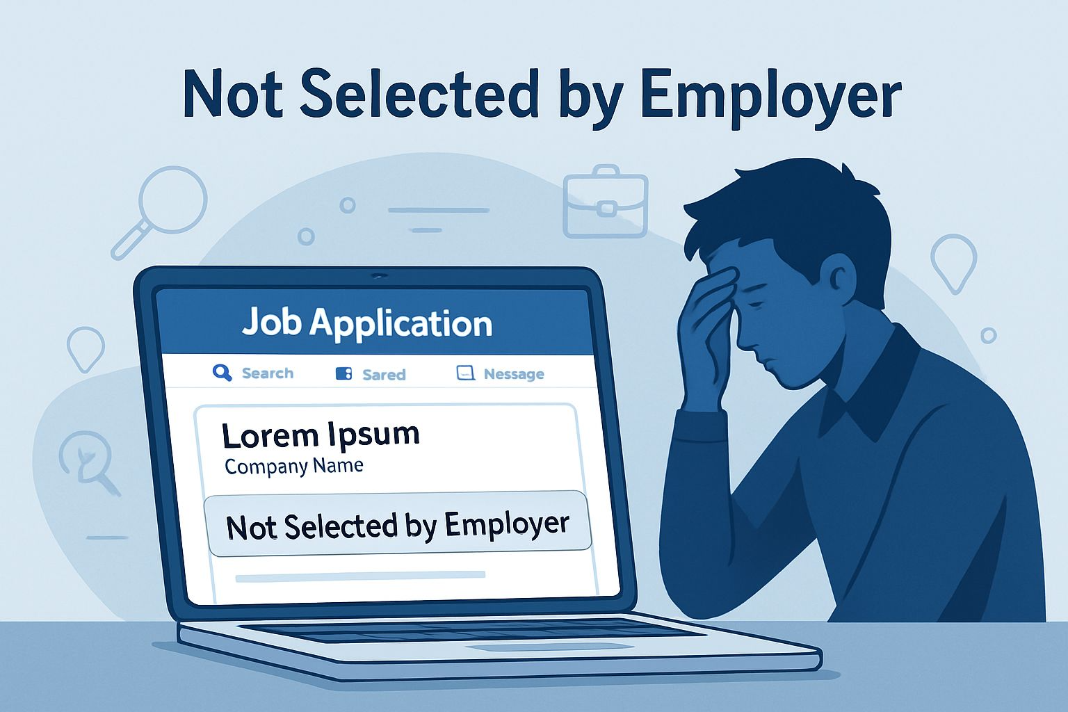 what does not selected by employer mean on indeed