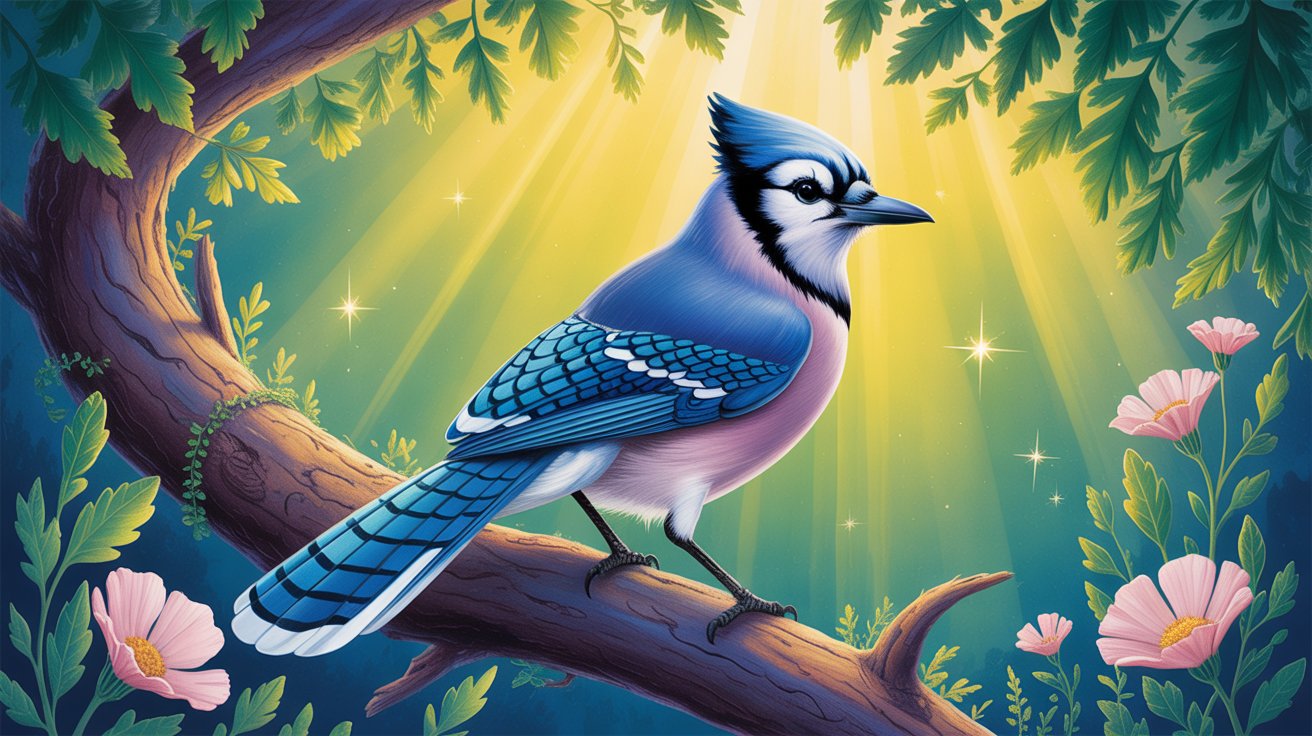 what does seeing a blue jay mean