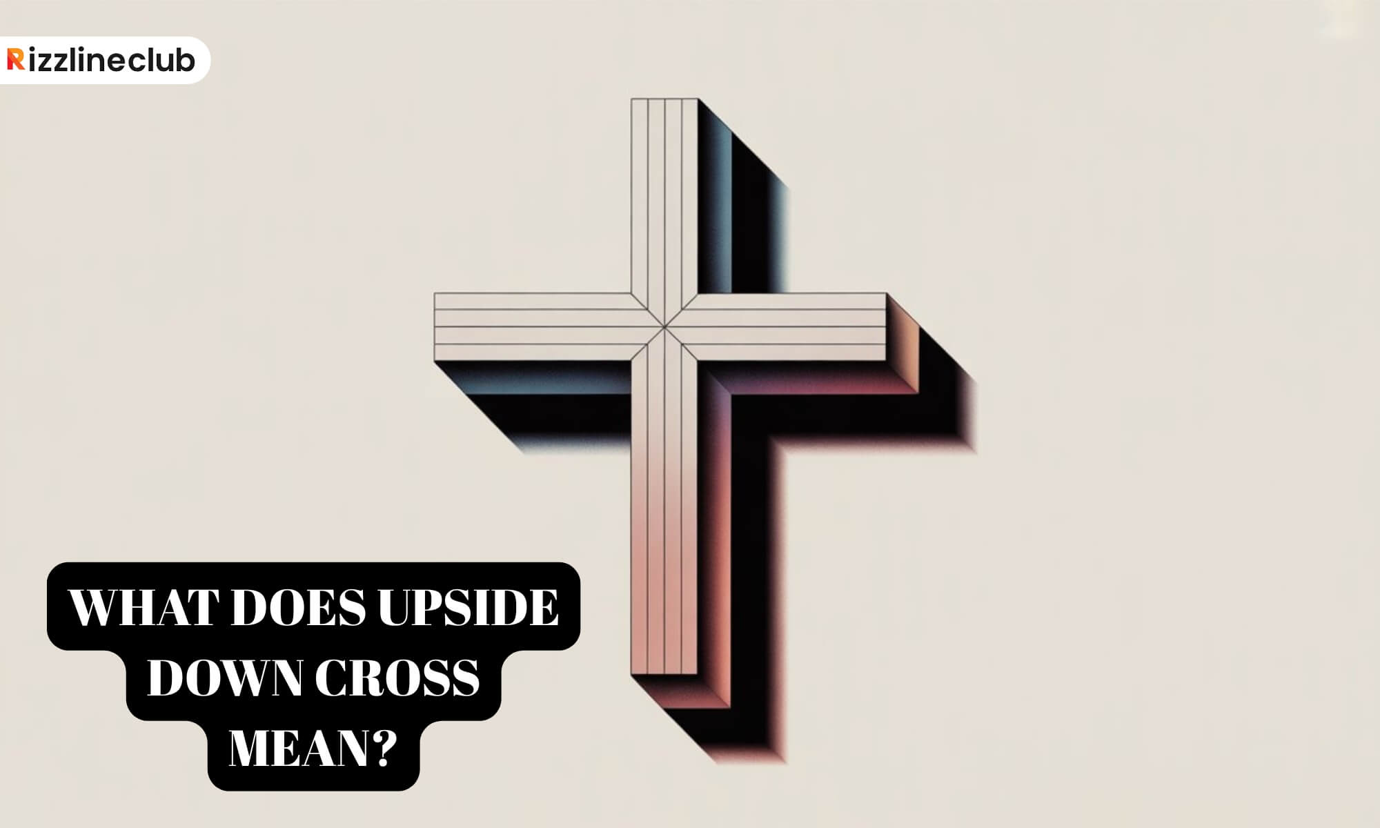 what does upside down cross mean